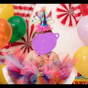 First birthday tutu set with necklace and hat!